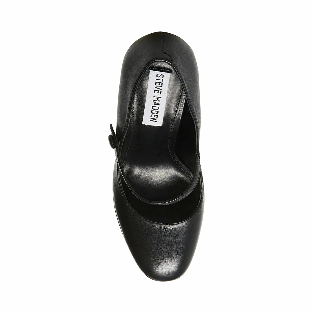 SteveMadden PRISILA BLACK LEATHER Women's Shoes