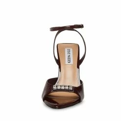 STEVEMADDEN PRIZE BURGUNDY PATENT Women's Shoes