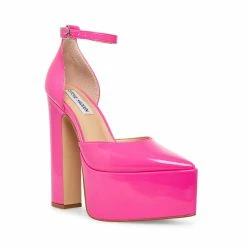 STEVEMADDEN PROMPT FUSCHIA PATENT Women's Shoes