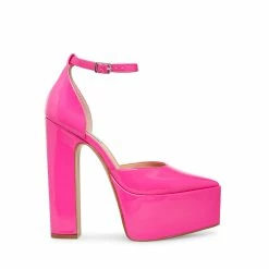 STEVEMADDEN PROMPT FUSCHIA PATENT Women's Shoes