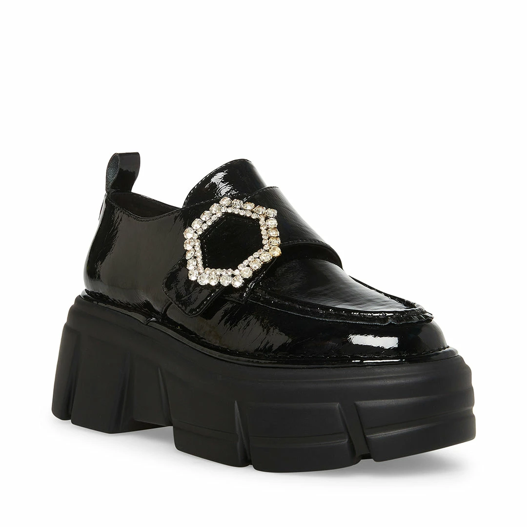 STEVEMADDEN Women's Shoes REGAL BLACK PATENT