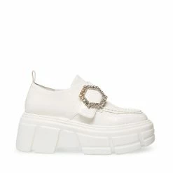 STEVEMADDEN REGAL WHITE PATENT