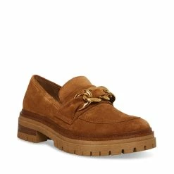 STEVEMADDEN REGINA CHESTNUT SUEDE Women's Shoes