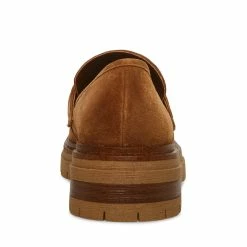 STEVEMADDEN REGINA CHESTNUT SUEDE Women's Shoes