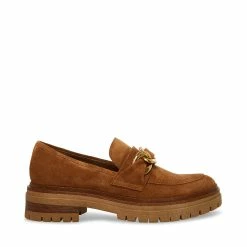 STEVEMADDEN REGINA CHESTNUT SUEDE Women's Shoes