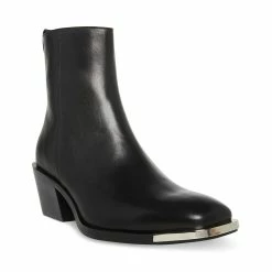 STEVEMADDEN Men's RICHIE-R BLACK LEATHER