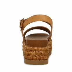 STEVEMADDEN RILEY TAN LEATHER Women's Shoes