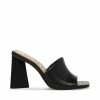 STEVEMADDEN RONNIE BLACK LEATHER