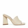 STEVEMADDEN Women's Shoes RONNIE BONE LEATHER