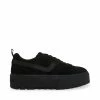 STEVEMADDEN Women's Shoes RORRI BLACK SUEDE