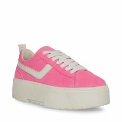STEVEMADDEN RORRI PINK SUEDE Women's Shoes
