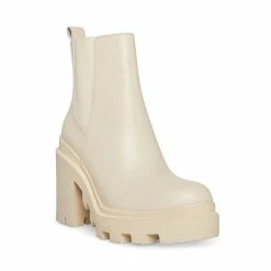 STEVEMADDEN Women's Shoes ROXIE BONE LEATHER