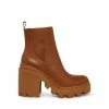 STEVEMADDEN ROXIE COGNAC LEATHER Women's Shoes