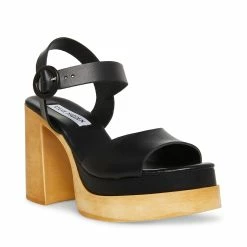 SteveMadden RUTH BLACK LEATHER