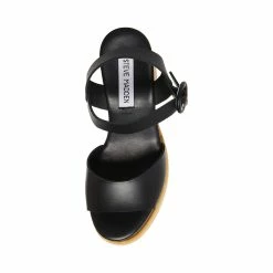 SteveMadden RUTH BLACK LEATHER