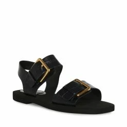 STEVEMADDEN SANTO BLACK CROCODILE