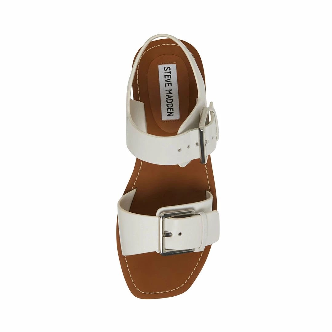 STEVEMADDEN SANTO WHITE LEATHER