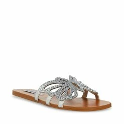 STEVEMADDEN Women's Shoes SAVANNAH SILVER