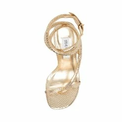 STEVEMADDEN SCALIA GOLD SNAKE Women's Shoes
