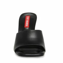 STEVEMADDEN SELENE BLACK LEATHER