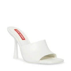STEVEMADDEN SELENE WHITE LEATHER