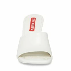 STEVEMADDEN SELENE WHITE LEATHER