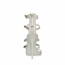 STEVEMADDEN SIMONE WHITE LEATHER Women's Shoes