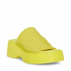 STEVEMADDEN SLINKY30 YELLOW Women's Shoes