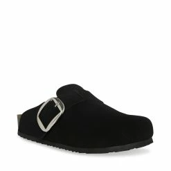 STEVEMADDEN SOCIAL BLACK SUEDE