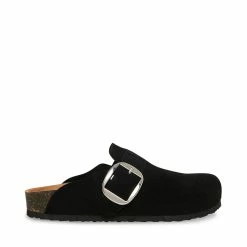 STEVEMADDEN SOCIAL BLACK SUEDE