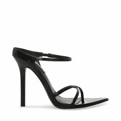 STEVEMADDEN STUNNER BLACK PATENT Women's Shoes