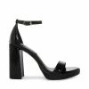 STEVEMADDEN Women's Shoes SUSAN BLACK PATENT