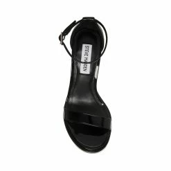 STEVEMADDEN Women's Shoes SUSAN BLACK PATENT