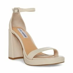 STEVEMADDEN Women's Shoes SUSAN BONE PATENT