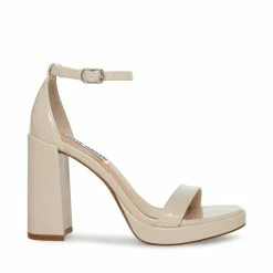 STEVEMADDEN Women's Shoes SUSAN BONE PATENT