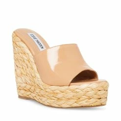 STEVEMADDEN Women's Shoes TABITHA TAN PATENT