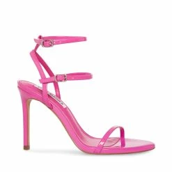 STEVEMADDEN Women's Shoes THERESA PINK PATENT
