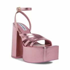STEVEMADDEN THORNE PINK METALLIC Women's Shoes