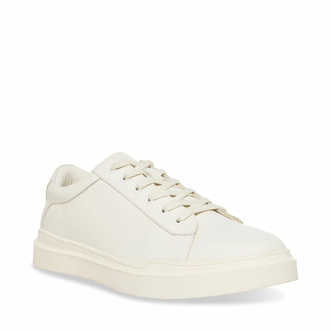 STEVEMADDEN TILTON WHITE LEATHER