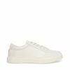 STEVEMADDEN TILTON WHITE LEATHER