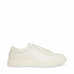 STEVEMADDEN TILTON WHITE LEATHER