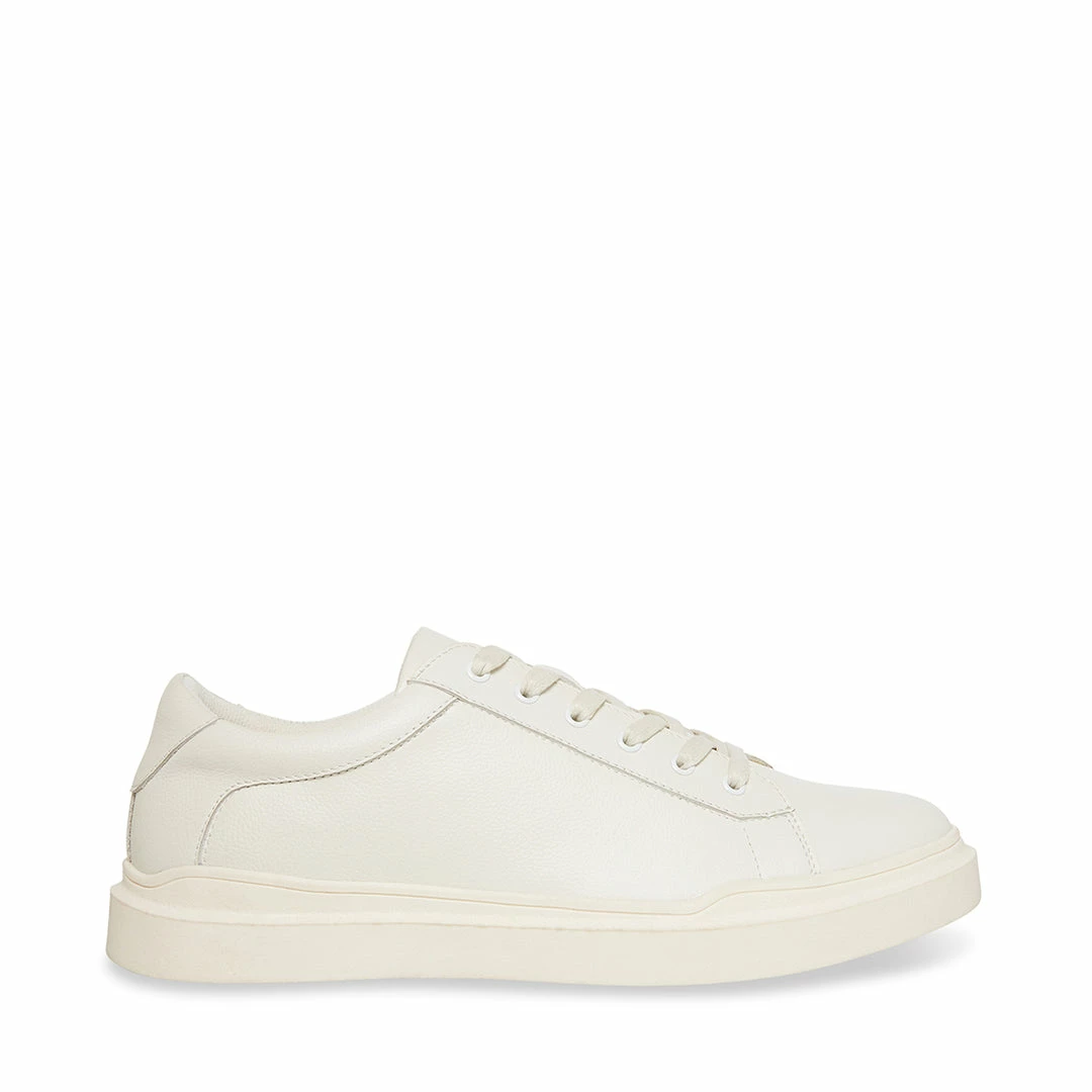 STEVEMADDEN TILTON WHITE LEATHER