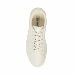 STEVEMADDEN TILTON WHITE LEATHER
