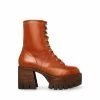 STEVEMADDEN Women's Shoes TREVOR TAN LEATHER