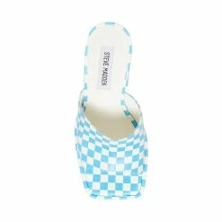 SteveMadden TRIXIE BLUE/WHITE Women's Shoes