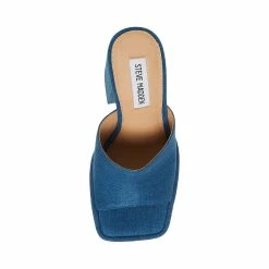 STEVEMADDEN Women's Shoes TRIXIE DENIM FABRIC