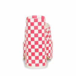 SteveMadden TRIXIE PINK/WHITE Women's Shoes