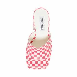 SteveMadden TRIXIE PINK/WHITE Women's Shoes