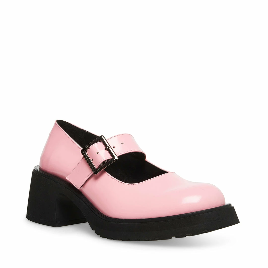 STEVEMADDEN Women's Shoes TULIP PINK PATENT