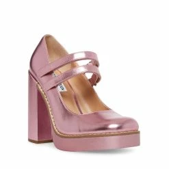 STEVEMADDEN TWICE PINK METALLIC Women's Shoes